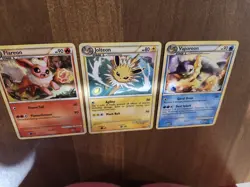 Call of Legends Lot- Flareon 44/95, Vaporeon 52/95, Jolteon 45/95 Pokemon Cards - Image 5