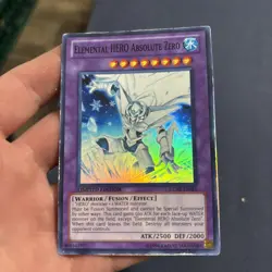 Yu-Gi-Oh! Elemental HERO Absolute Zero GENF-ENSE1 Super Rare LP - Image 3