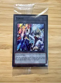 Yugioh Token - Kite & Number 62: Galaxy-Eyes Prime PD TKN5-EN049 Factory Sealed✨ - Image 1