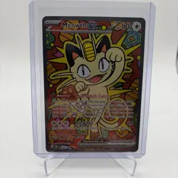 Meowth ex 121/088 SIR Perfect Order Special Illustration Rare Pokemon English NM - Image 1