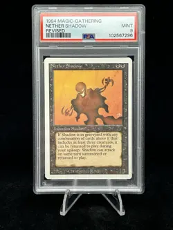 NETHER SHADOW Revised Edition 1994 Magic The Gathering (MTG) PSA 9 MINT 🔥Rare🔥 - Image 1