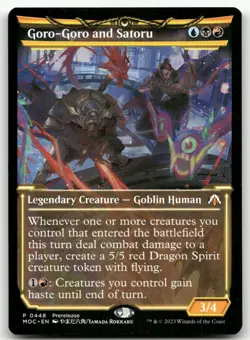 Goro-Goro and Satoru (Showcase) #448 (NM) Prerelease Cards PRE Magic MTG - Image 1