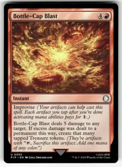 Bottle-Cap Blast 55 Universes Beyond: Fallout Magic: The Gathering NM - Image 1
