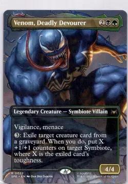 Venom, Deadly Devourer SPE #22 Marvel's Spider-Man Magic: The Gathering NM - Image 1