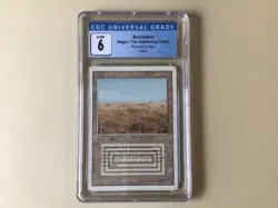 Magic the Gathering Scrubland revised CGC 6.0 graded - Image 1