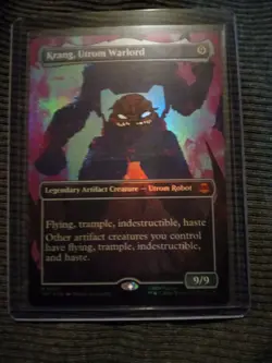 Krang, Utrom Warlord (Borderless) #221 - TMT - Foil - NM - M - Image 1