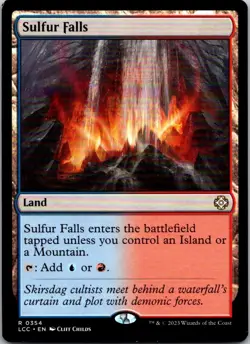 Magic the Gathering Sulfur Falls The Lost Caverns of Ixalan Commander MTG - Image 1