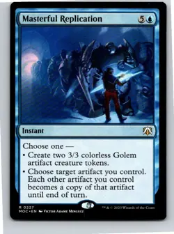 Magic the Gathering Masterful Replication March of the Machine Commander MTG - Image 1