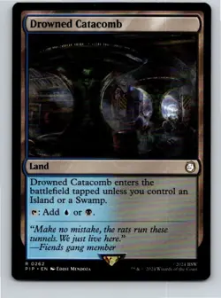 Magic the Gathering Drowned Catacomb Fallout Commander MTG Free Shipping! - Image 1