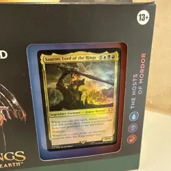 The Hosts of Mordor Deck ~ Commander: The Lord of the Rings ~ Magic MTG Sealed - Image 2