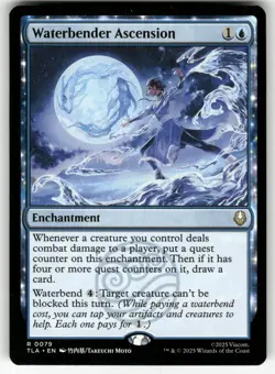 Waterbender Ascension 79 Rare Avatar: The Last Airbender Magic: The Gathering NM - Image 1