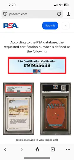 FARMSTEAD Revised Edition 1994 Magic The Gathering (MTG) PSA 9 MINT 🔥Rare!🔥 - Image 3