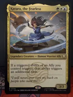 Katara, the Fearless 230 Rare Avatar: The Last Airbender Magic: The Gathering NM - Image 1