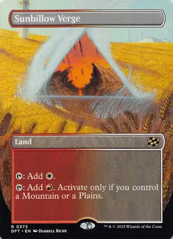 Sunbillow Verge (Borderless) DFT 373 English NM - MTG - Image 1