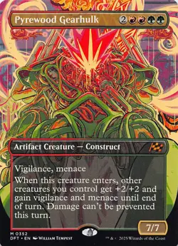 Pyrewood Gearhulk (Borderless) DFT 352 English NM - MTG - Image 1