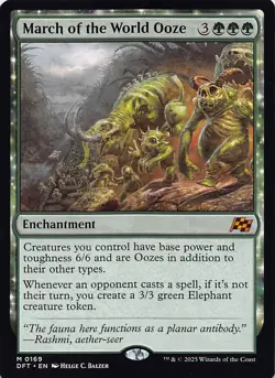March of the World Ooze DFT 169 English NM - MTG - Image 1