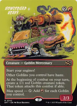 Howlsquad Heavy (Borderless) DFT 342 English NM - MTG - Image 1