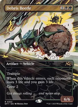 Debris Beetle (Borderless) DFT 322 English NM - MTG - Image 1
