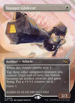 Voyager Glidecar (Borderless) DFT 299 English NM - MTG - Image 1