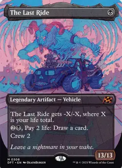 The Last Ride (Borderless) DFT 308 English NM - MTG - Image 1