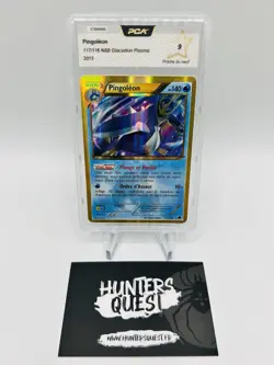 Carte Pokemon Pingoleon EX FA 117/116 Glaciation Plasma Noir et Blanc PCA 9 - Image 1