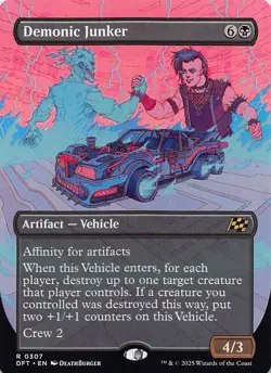 Demonic Junker (Borderless) DFT 307 English NM - MTG - Image 1