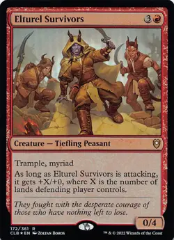 Elturel Survivors CLB 172 Foil English NM - MTG - Image 1
