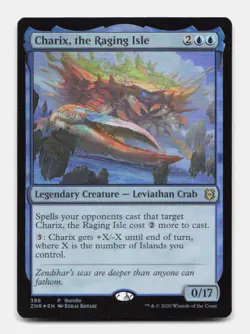 Charix, the Raging Isle (ZNR promo) UMP 386 Foil English NM - MTG - Image 1