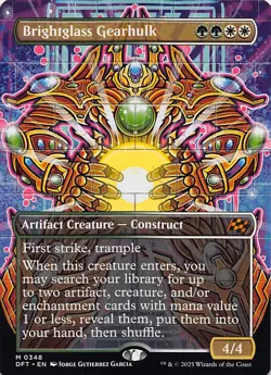 Brightglass Gearhulk (Borderless) DFT 348 English NM - MTG - Image 1