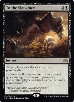 To the Slaughter SOI 139 Foil English NM - MTG - Image 1