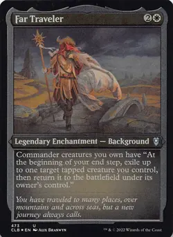 Far Traveler (Foil Etched) CLB 473 Foil English NM - MTG - Image 1