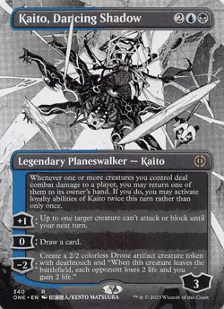 Kaito, Dancing Shadow (Borderless) ONE 340 English NM - MTG - Image 1