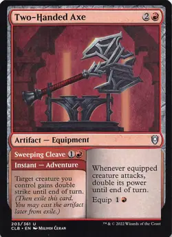 Two-Handed Axe CLB 203 English NM - MTG - Image 1