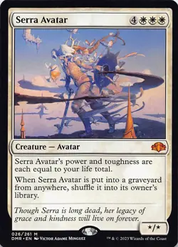 Serra Avatar M Dominaria Remastered 26 NM - Image 1