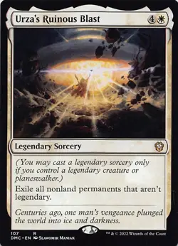 Urza's Ruinous Blast DMC 107 Normal English NM - MTG - Image 1