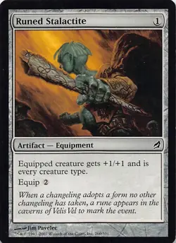 Runed Stalactite LRW 260 Normal English NM - MTG - Image 1