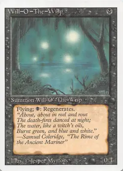 Will-o'-the-Wisp 3ED Normal English NM - MTG - Image 1