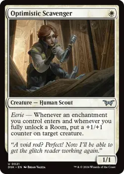 Optimistic Scavenger (U) #21 Duskmourn: House of Horror MTG NM - Image 1