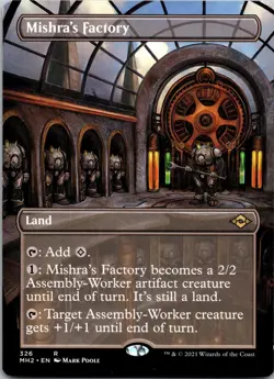 Mishra's Factory (Borderless) 326 Rare Modern Horizons 2 MTG NM - Image 1