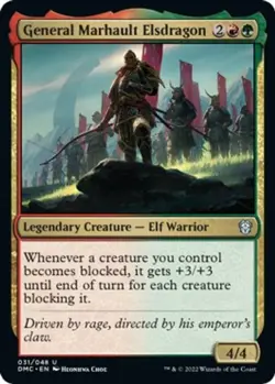 NM - General Marhault Elsdragon [DMC - 31] Commander: Dominaria United - Image 1