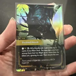 Baited Hook 242/298 Riftbound Origins Foil Holo NM Ships In Box - Image 1