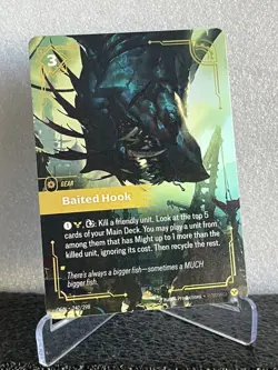 Baited Hook Epic Foil NM OGN 242/298 Origins Riftbound TCG - Image 1