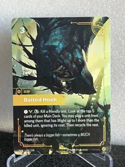 Baited Hook Epic Foil NM OGN 242/298 Origins Riftbound TCG - Image 2