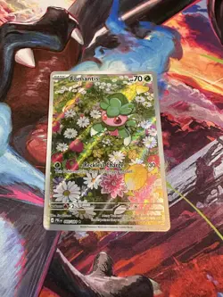 Pokemon TCG Fomantis Illustration Rare Pitch Black 085/084 - Image 1