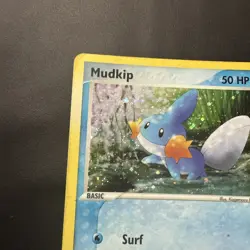 Pokemon Mudkip (Holo Promo) HP DAMAGED 018 Nintendo 50 HP Basic 2004 TCG Card - Image 2
