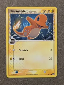Pokemon Card 2007 CHARMANDER 10/17 POP Series 5 Promo Common NM - Image 1