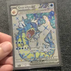 Pokemon TCG Gyarados ex 225/198 SV01 Ultra Rare Full Art Tera Holo - Image 1