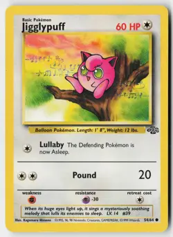Pokemon Jigglypuff - 54/64 - Common Jungle Unlimited MP - Image 1