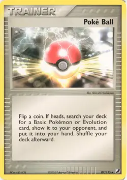 Poke Ball 87/115 Uncommon Unseen Forces Pokemon Near Mint - Image 1