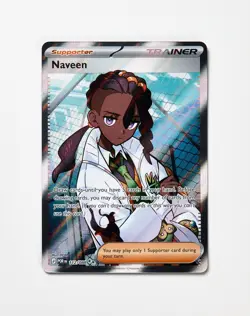 Naveen 112/088 Ultra Rare Perfect Order Pokemon Holo Near Mint - Image 1